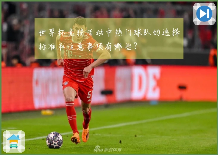 世界杯竞猜活动中热门球队的选择标准和注意事项有哪些？