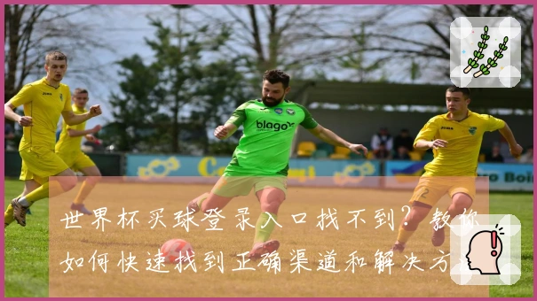 世界杯买球登录入口找不到?教你如何快速找到正确渠道和解决方法